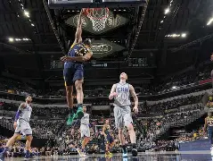 乐鱼-包含NBA总决赛今晨走向成谜，印第安纳步行者防线松动，赛场秩序良好，赛季目标并未改变的词条